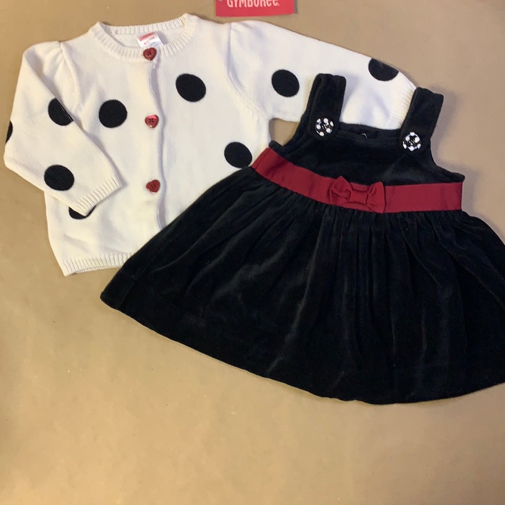 Gymboree dress and cardigan in 6-12 months